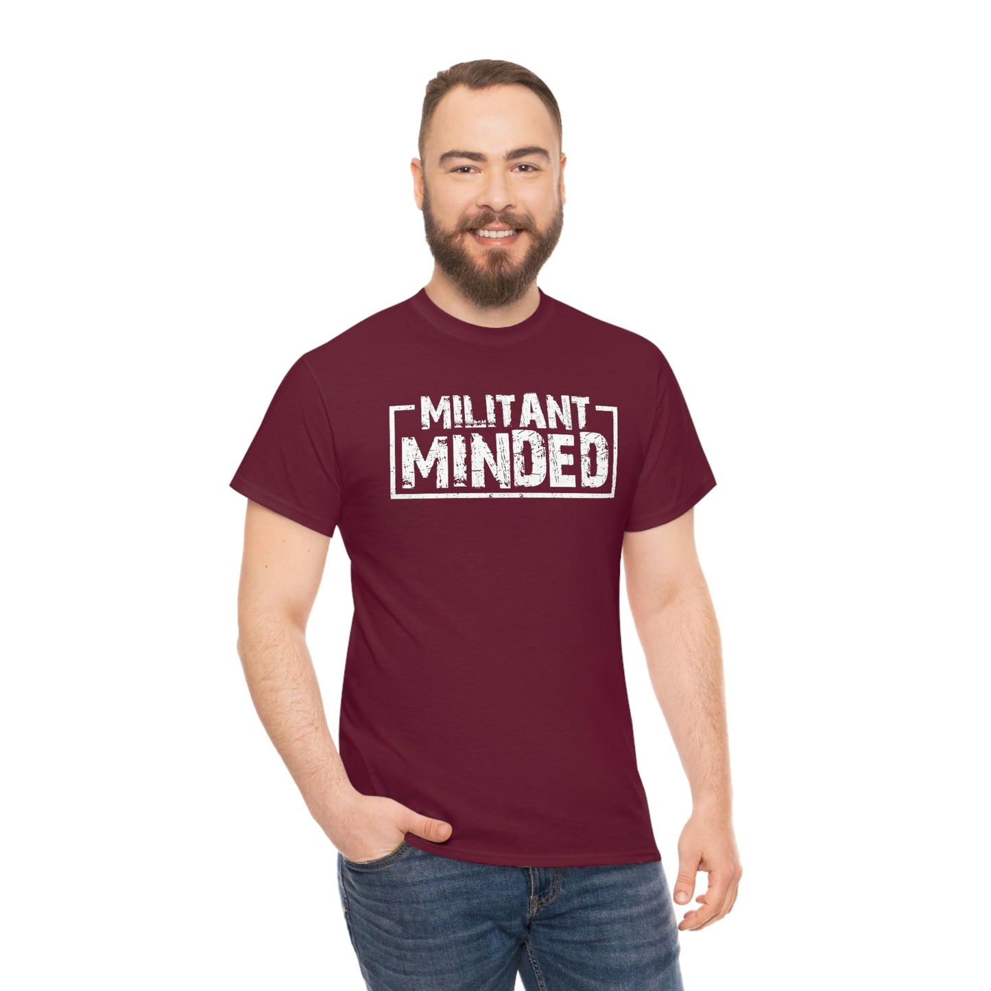 Militant Minded Heavy Cotton Tee