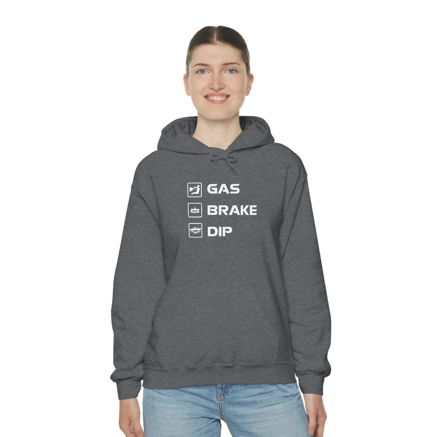 Gas Brake Dip Heavy Blend™ Hooded Sweatshirt