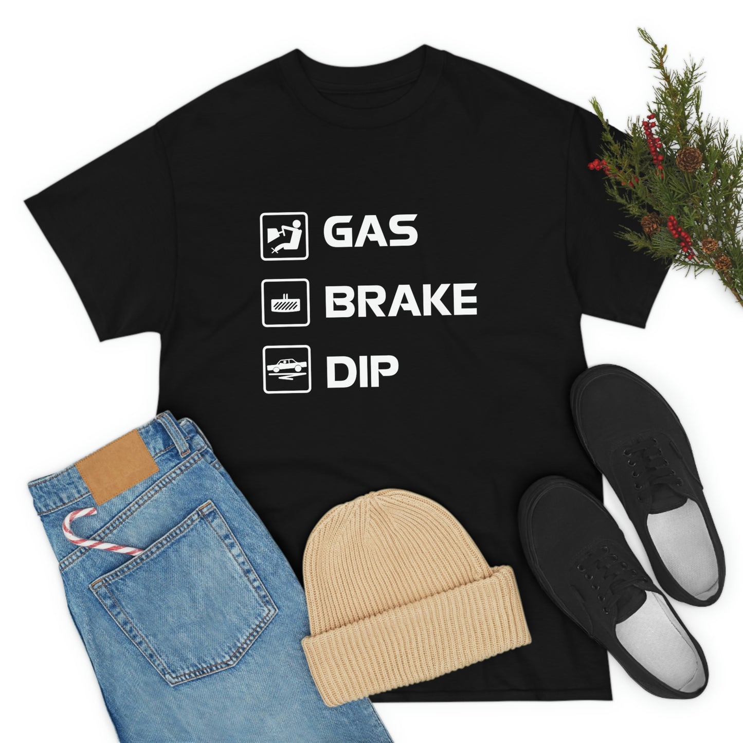 Gas Brake Dip Heavy Cotton Tee