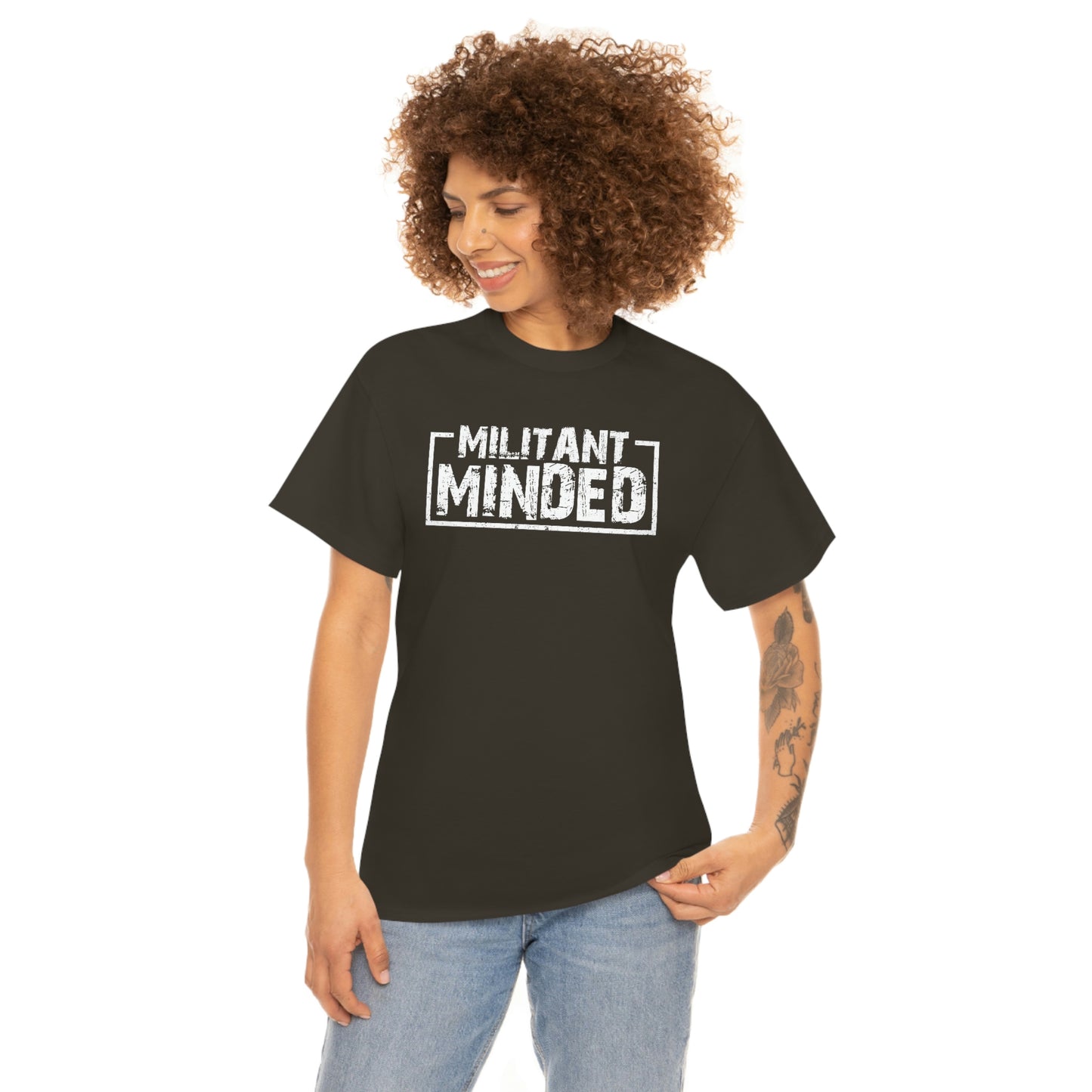Militant Minded Heavy Cotton Tee