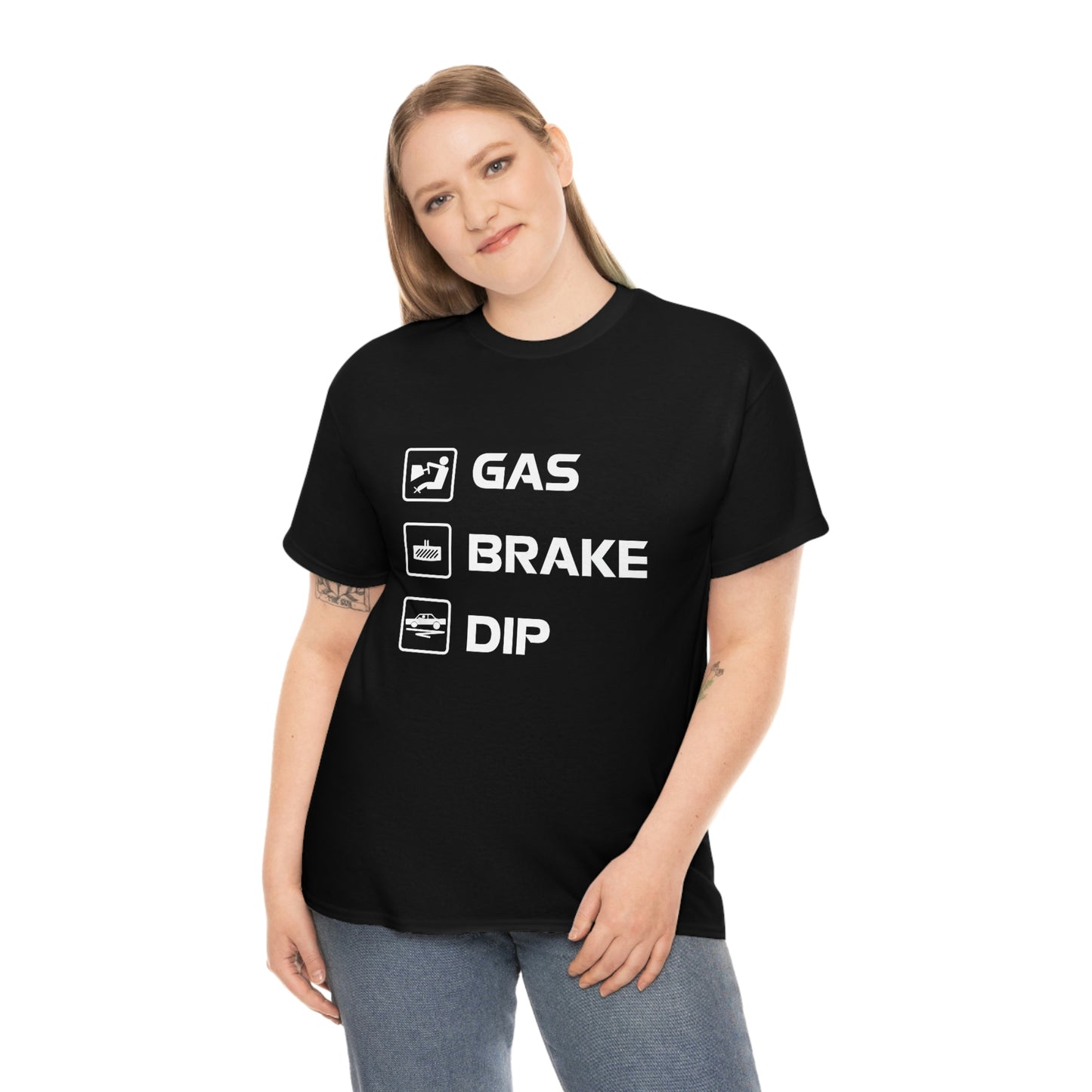 Gas Brake Dip Heavy Cotton Tee
