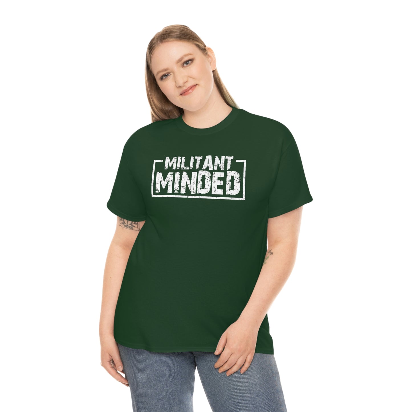 Militant Minded Heavy Cotton Tee