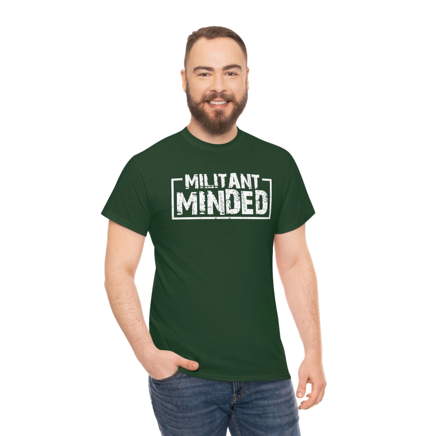 Militant Minded Heavy Cotton Tee