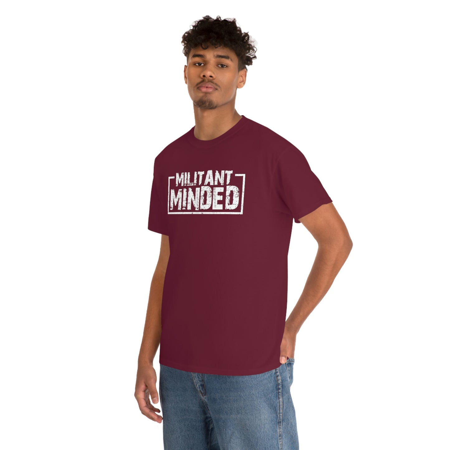 Militant Minded Heavy Cotton Tee