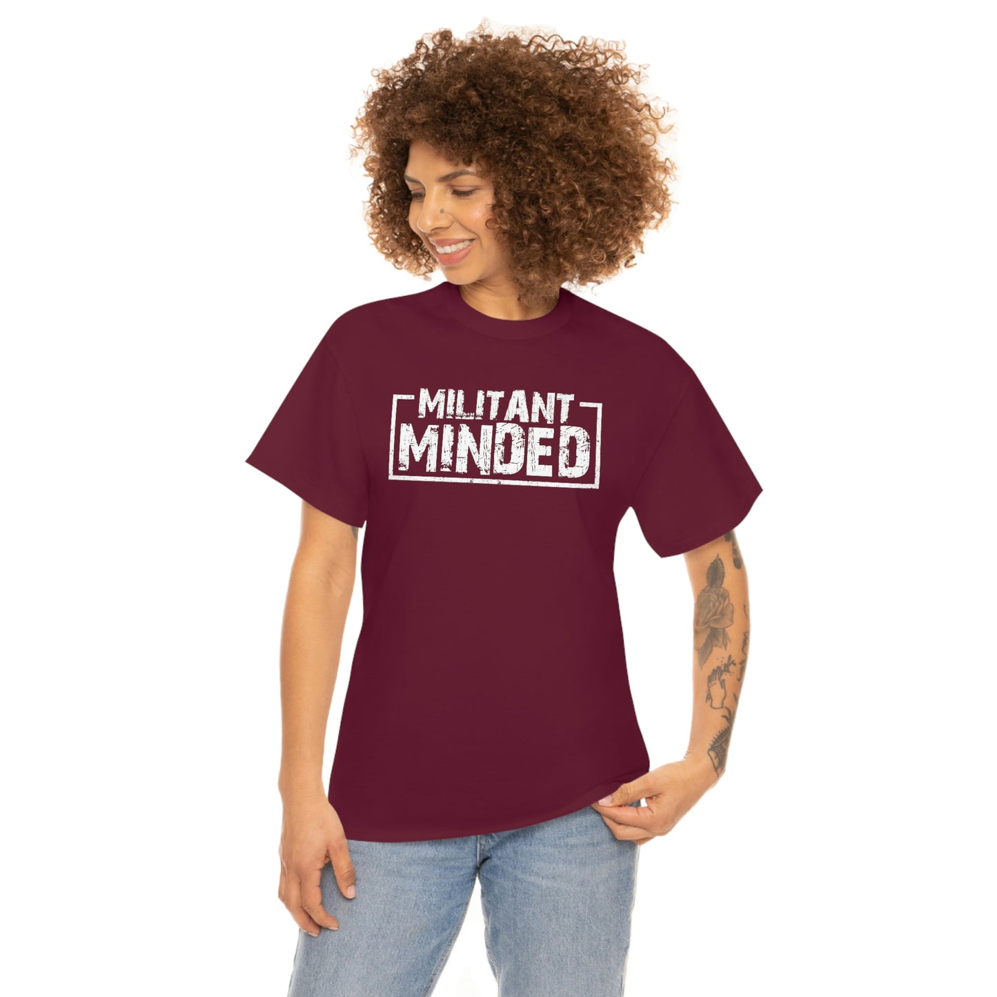 Militant Minded Heavy Cotton Tee