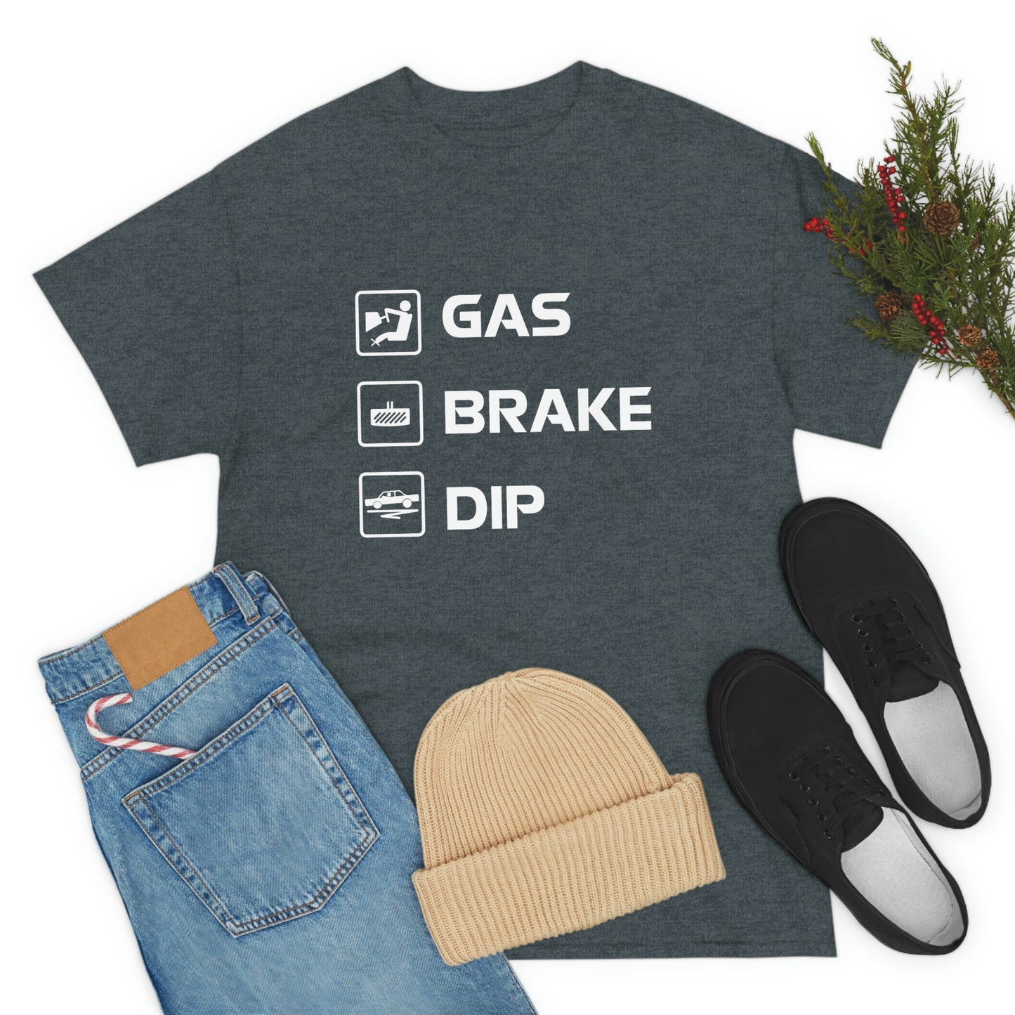 Gas Brake Dip Heavy Cotton Tee