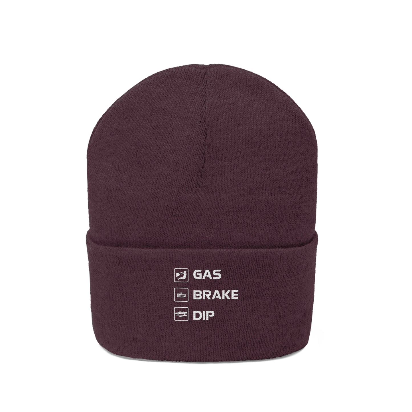 Gas Brake Dip Knit Beanie