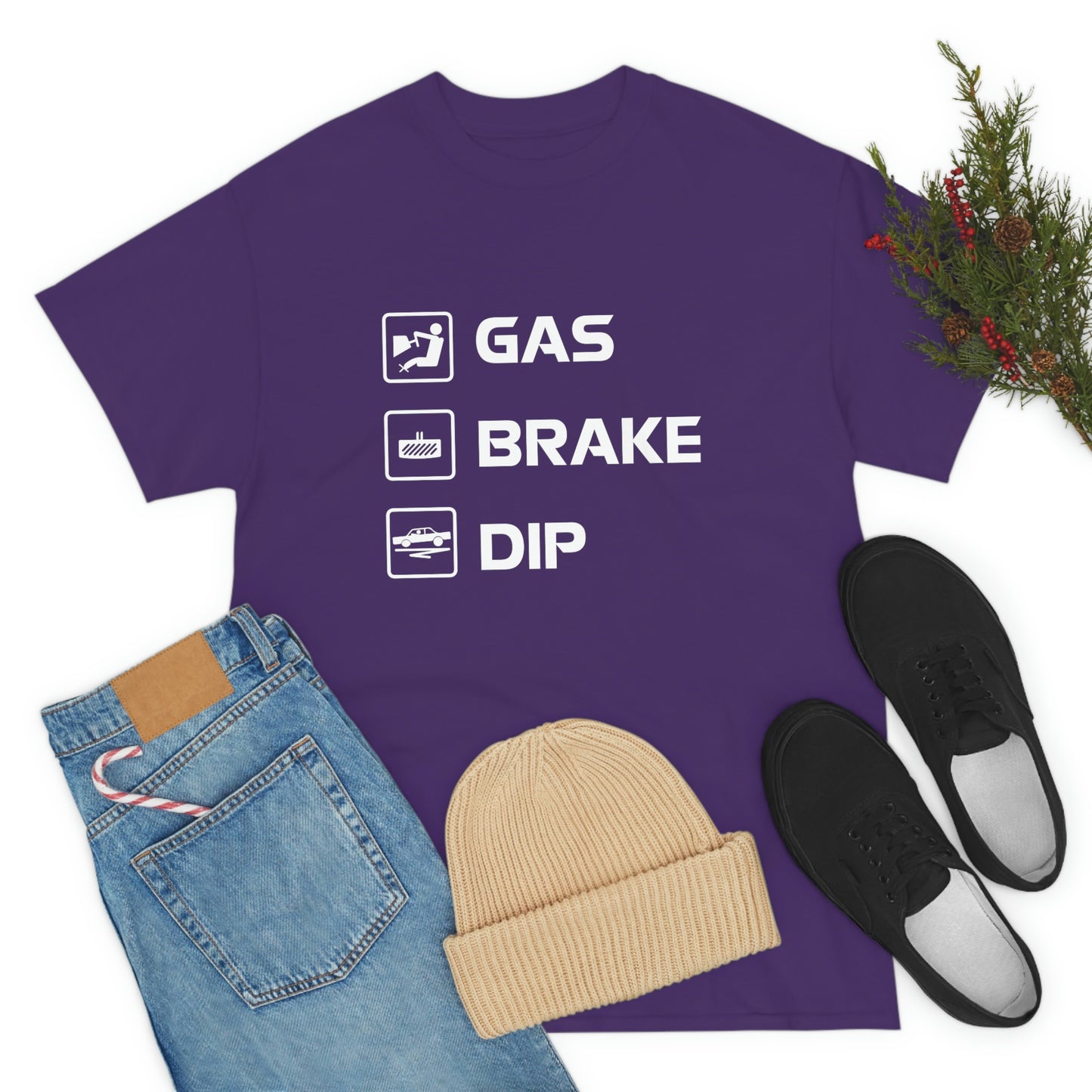 Gas Brake Dip Heavy Cotton Tee
