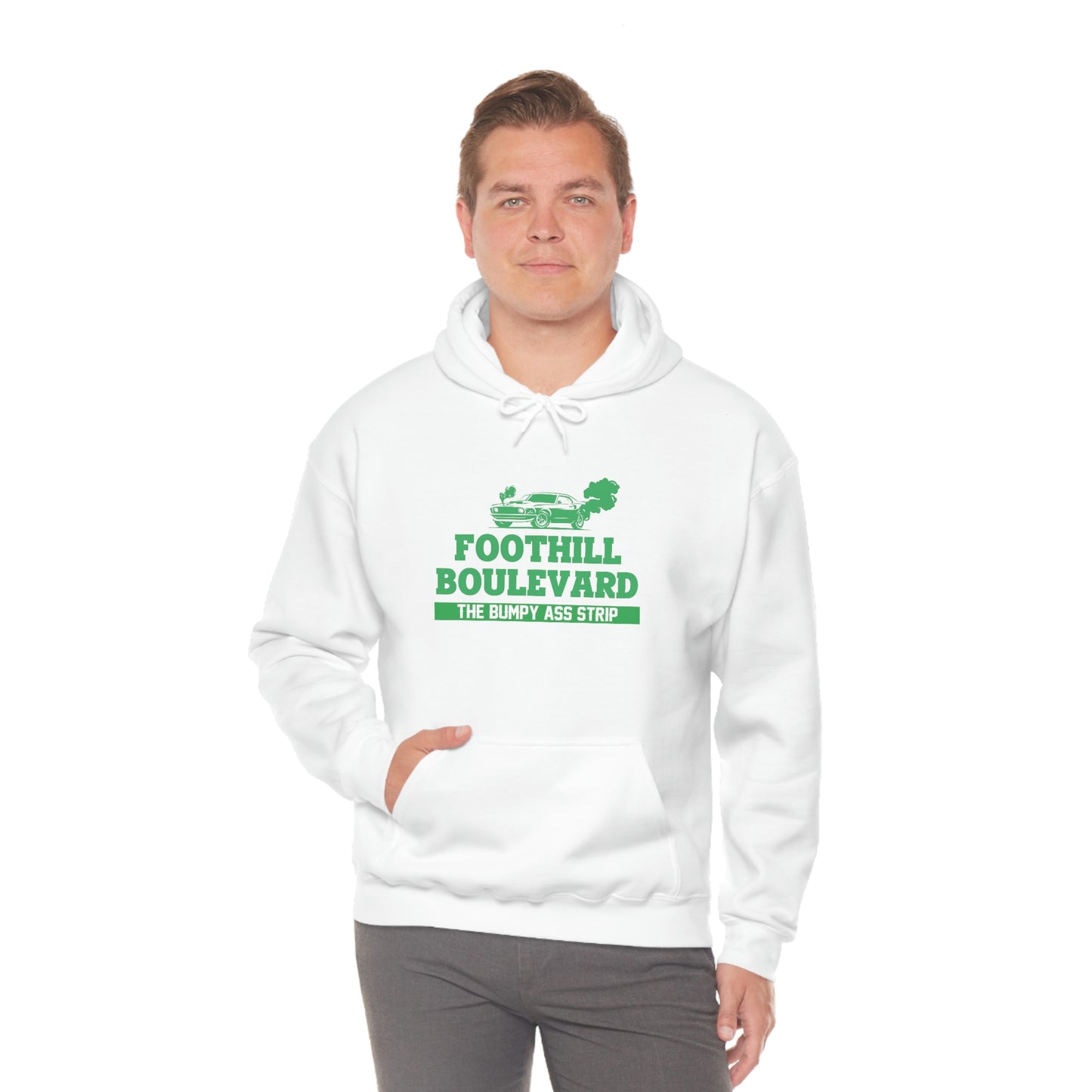 Foothill Boulevard Heavy Blend™ Hooded Sweatshirt