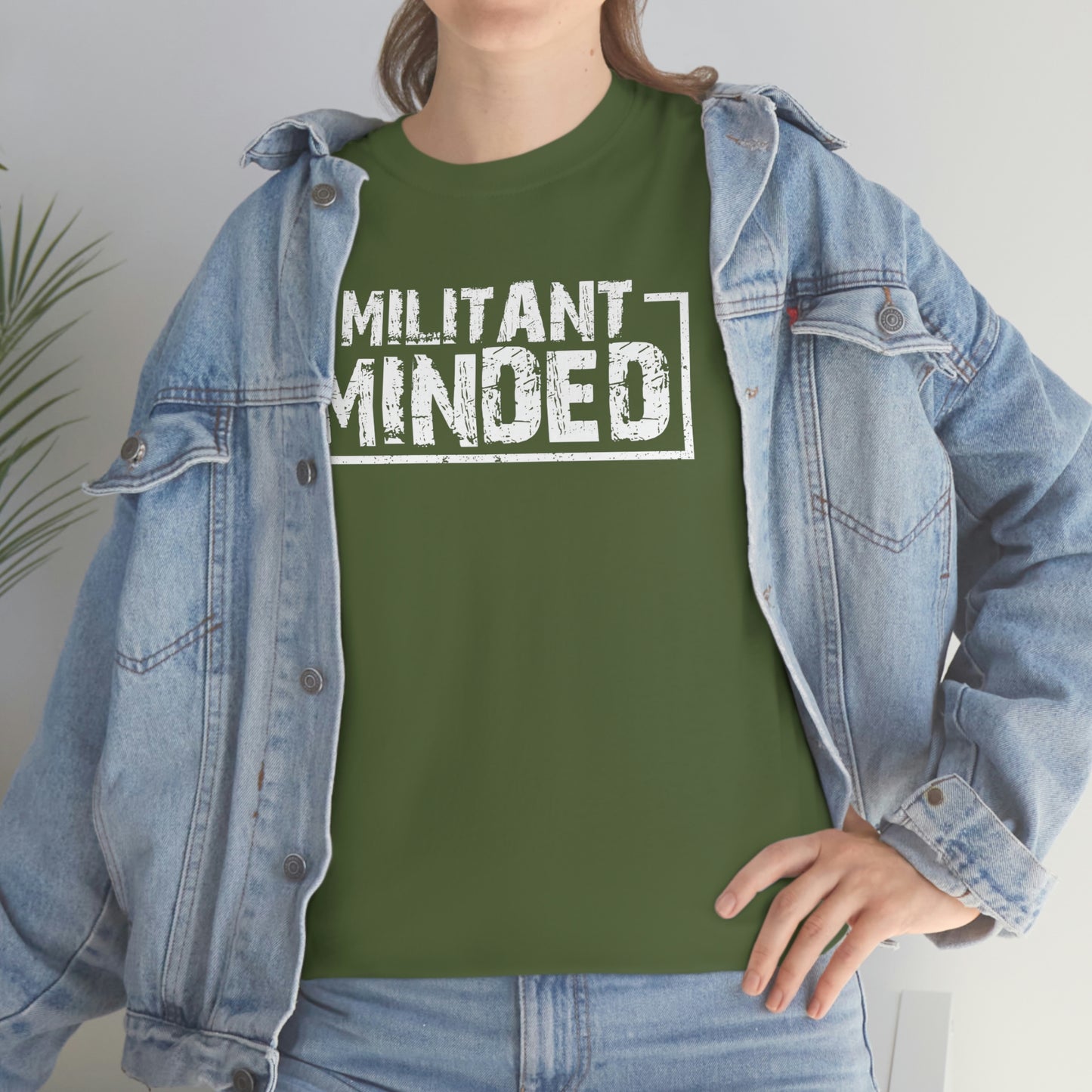 Militant Minded Heavy Cotton Tee