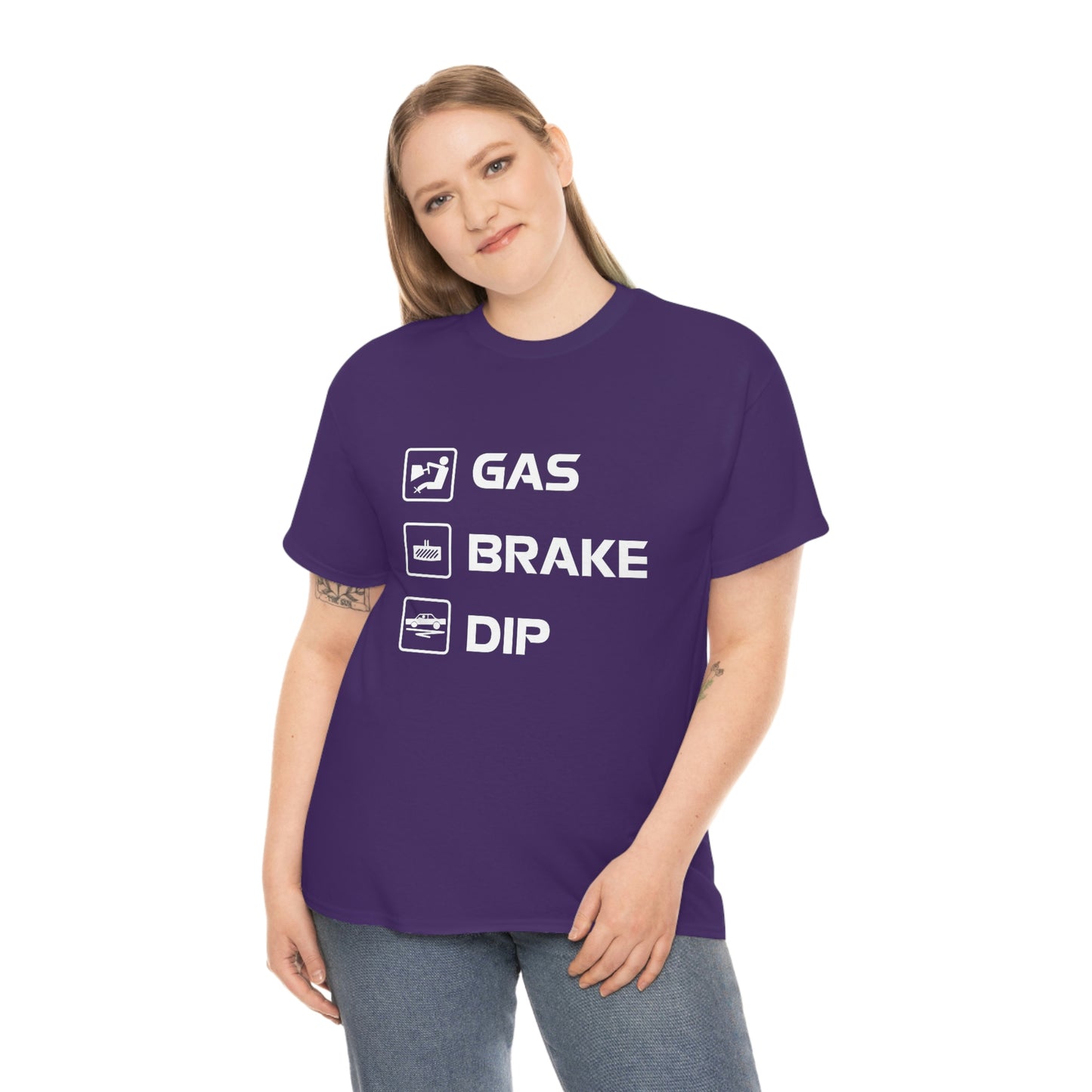 Gas Brake Dip Heavy Cotton Tee