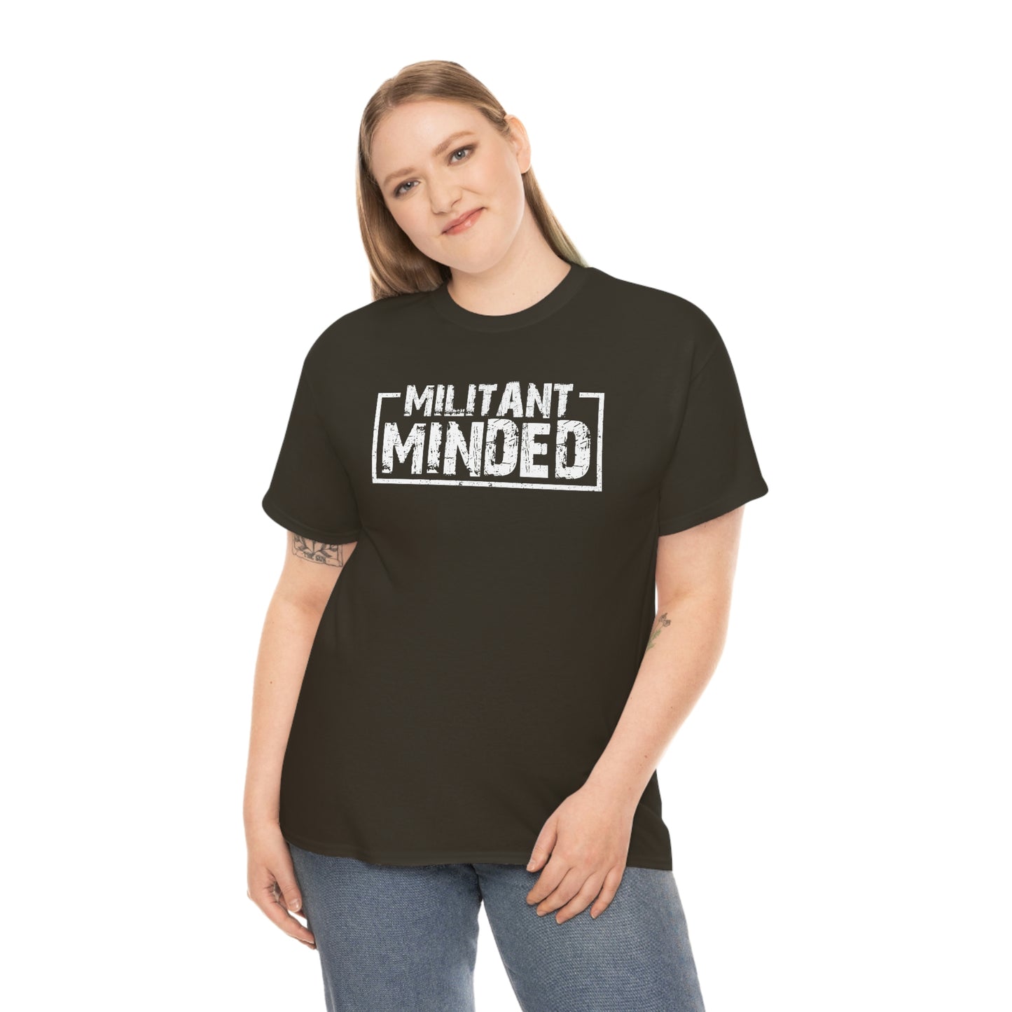 Militant Minded Heavy Cotton Tee