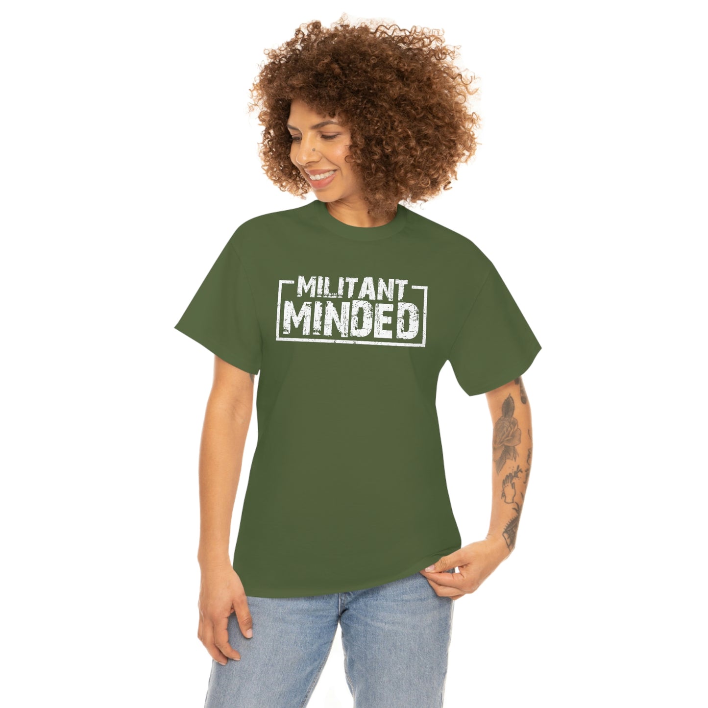 Militant Minded Heavy Cotton Tee