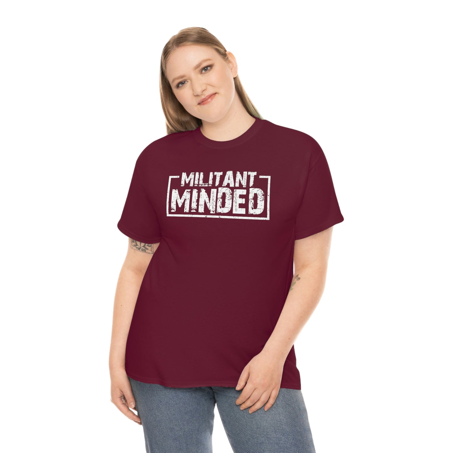 Militant Minded Heavy Cotton Tee