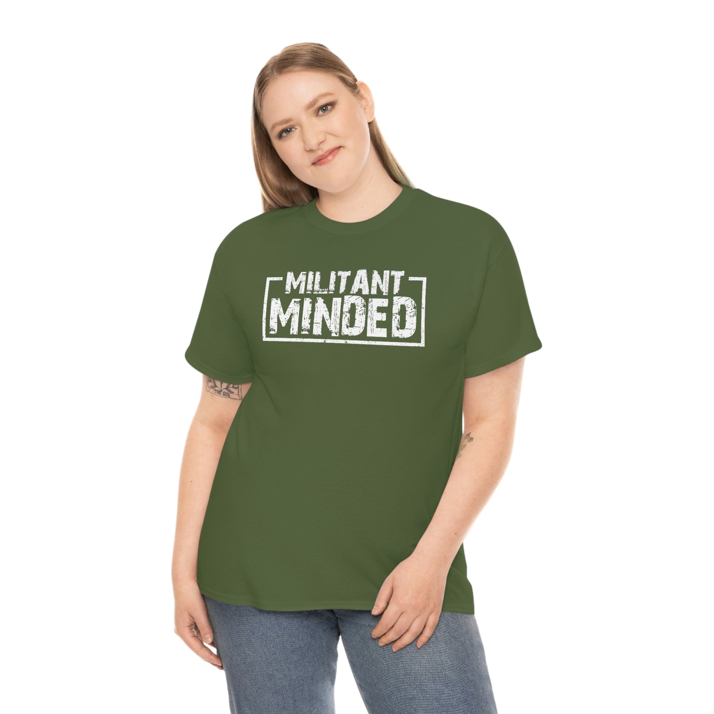 Militant Minded Heavy Cotton Tee