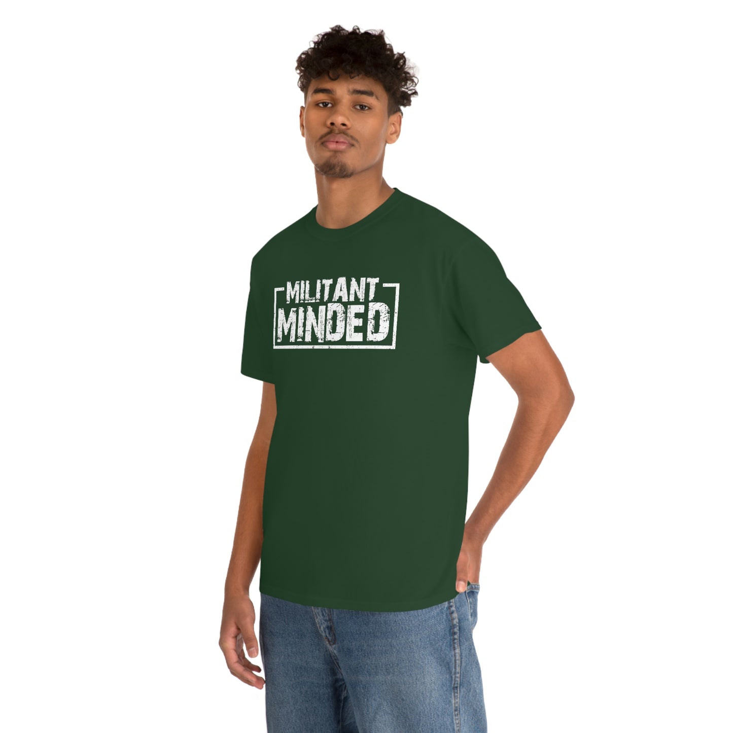 Militant Minded Heavy Cotton Tee