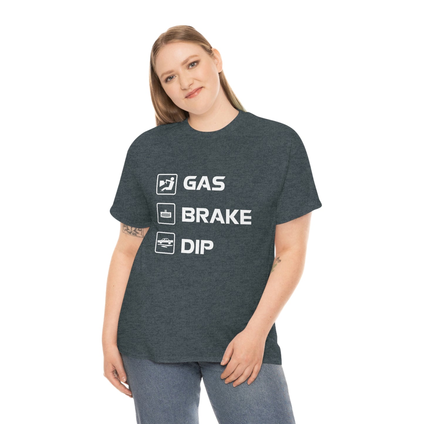 Gas Brake Dip Heavy Cotton Tee