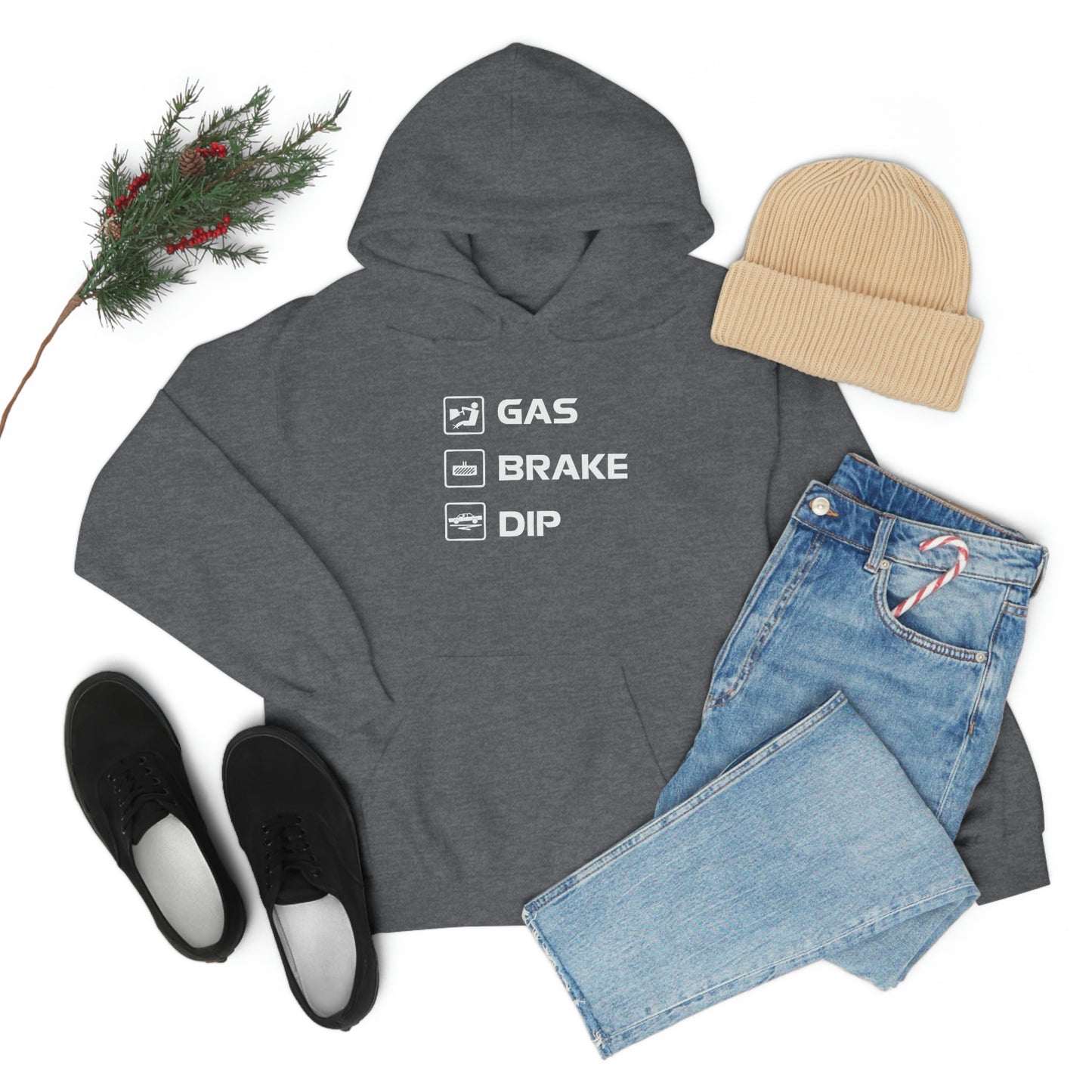 Gas Brake Dip Heavy Blend™ Hooded Sweatshirt