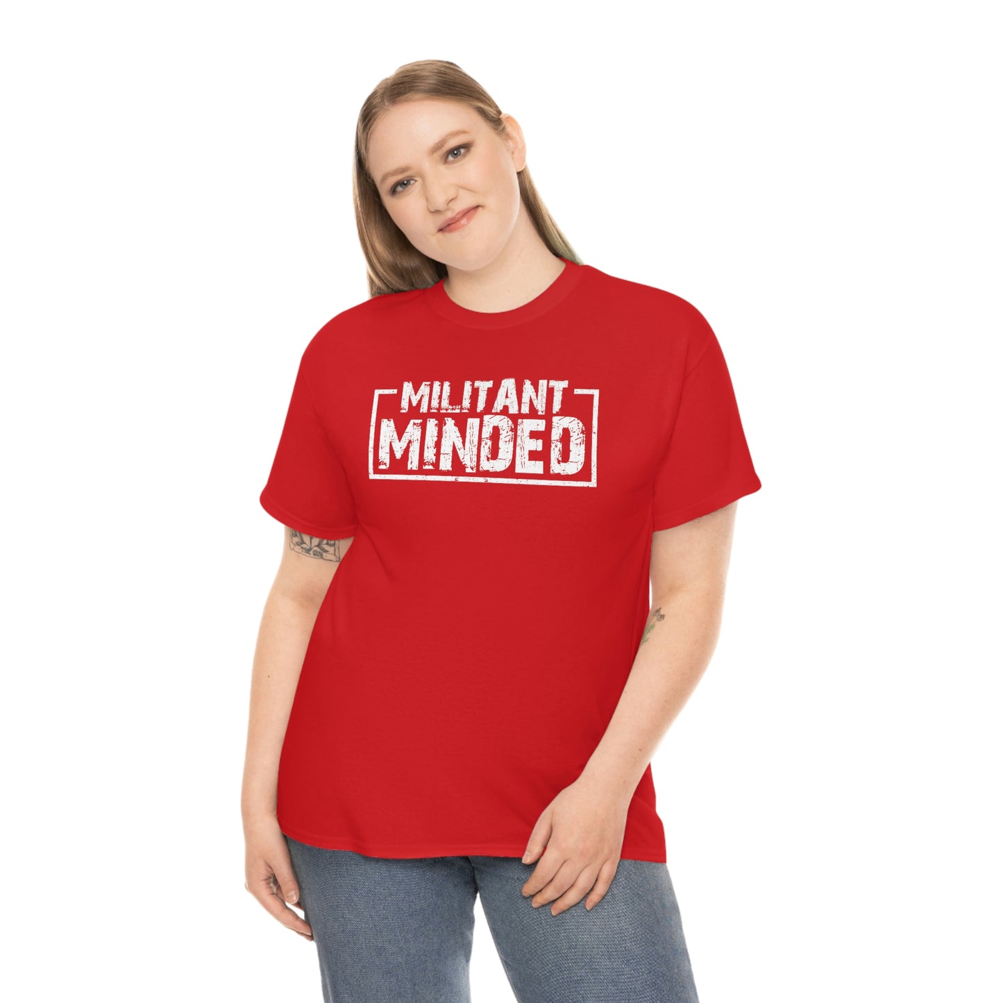 Militant Minded Heavy Cotton Tee