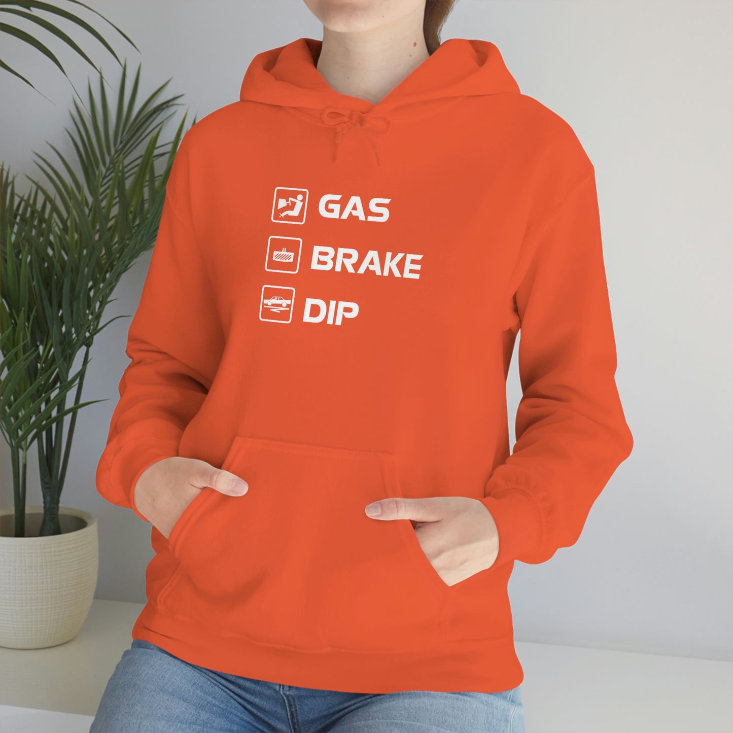 Gas Brake Dip Heavy Blend™ Hooded Sweatshirt