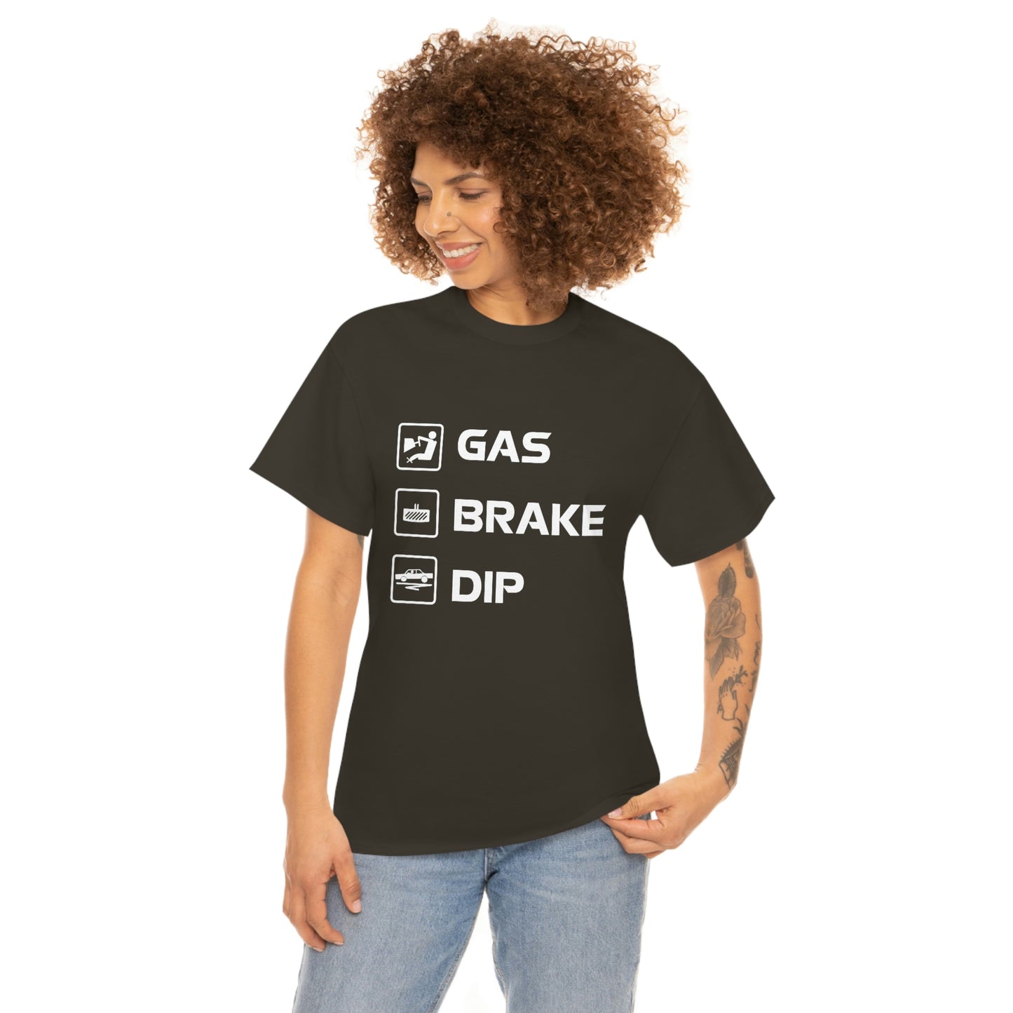 Gas Brake Dip Heavy Cotton Tee