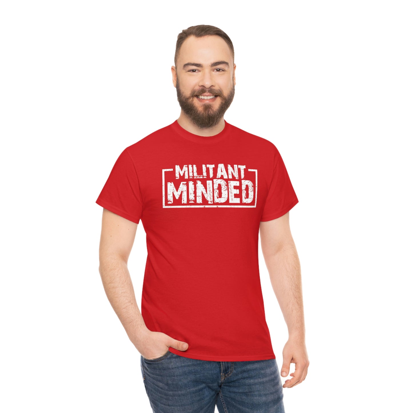 Militant Minded Heavy Cotton Tee