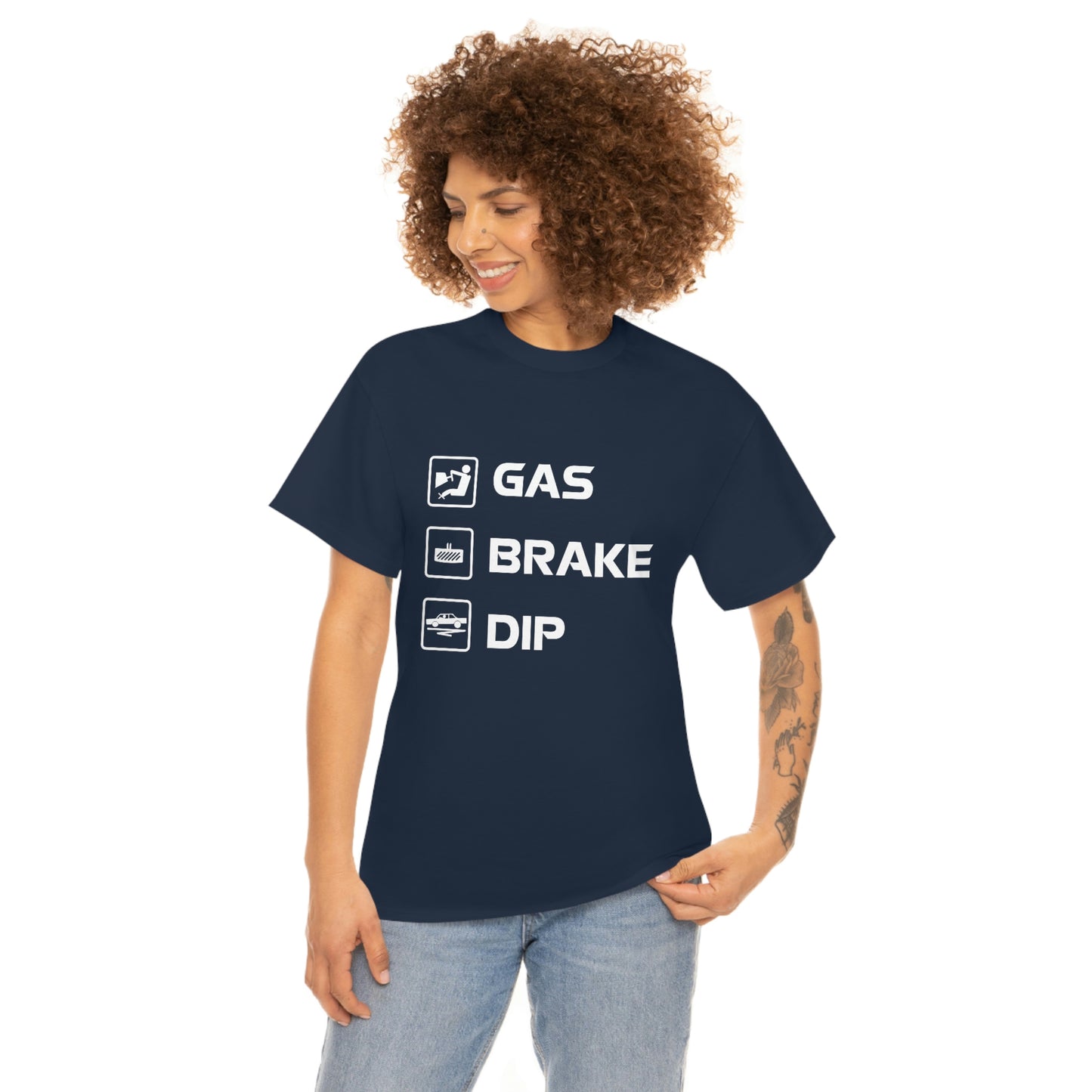 Gas Brake Dip Heavy Cotton Tee