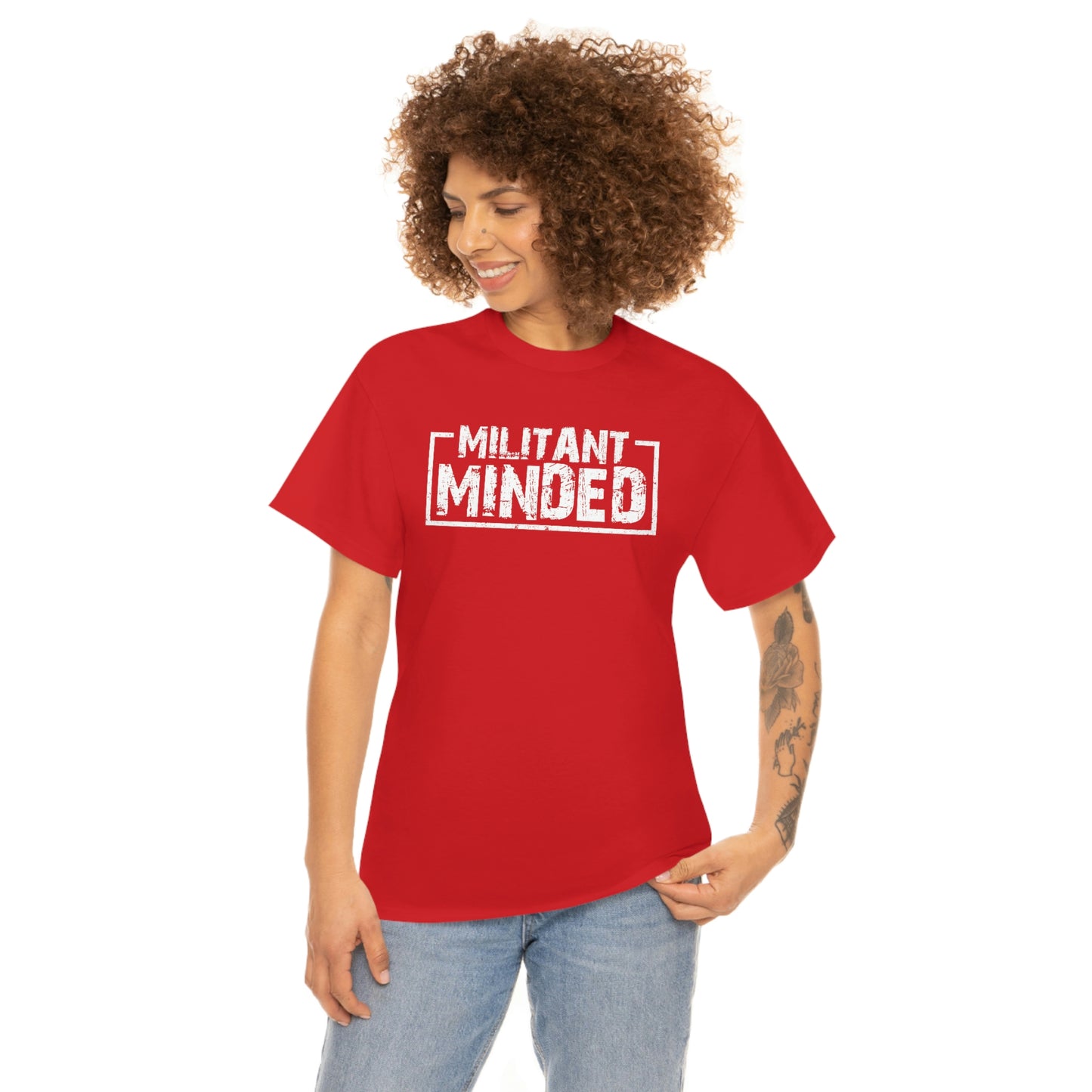 Militant Minded Heavy Cotton Tee