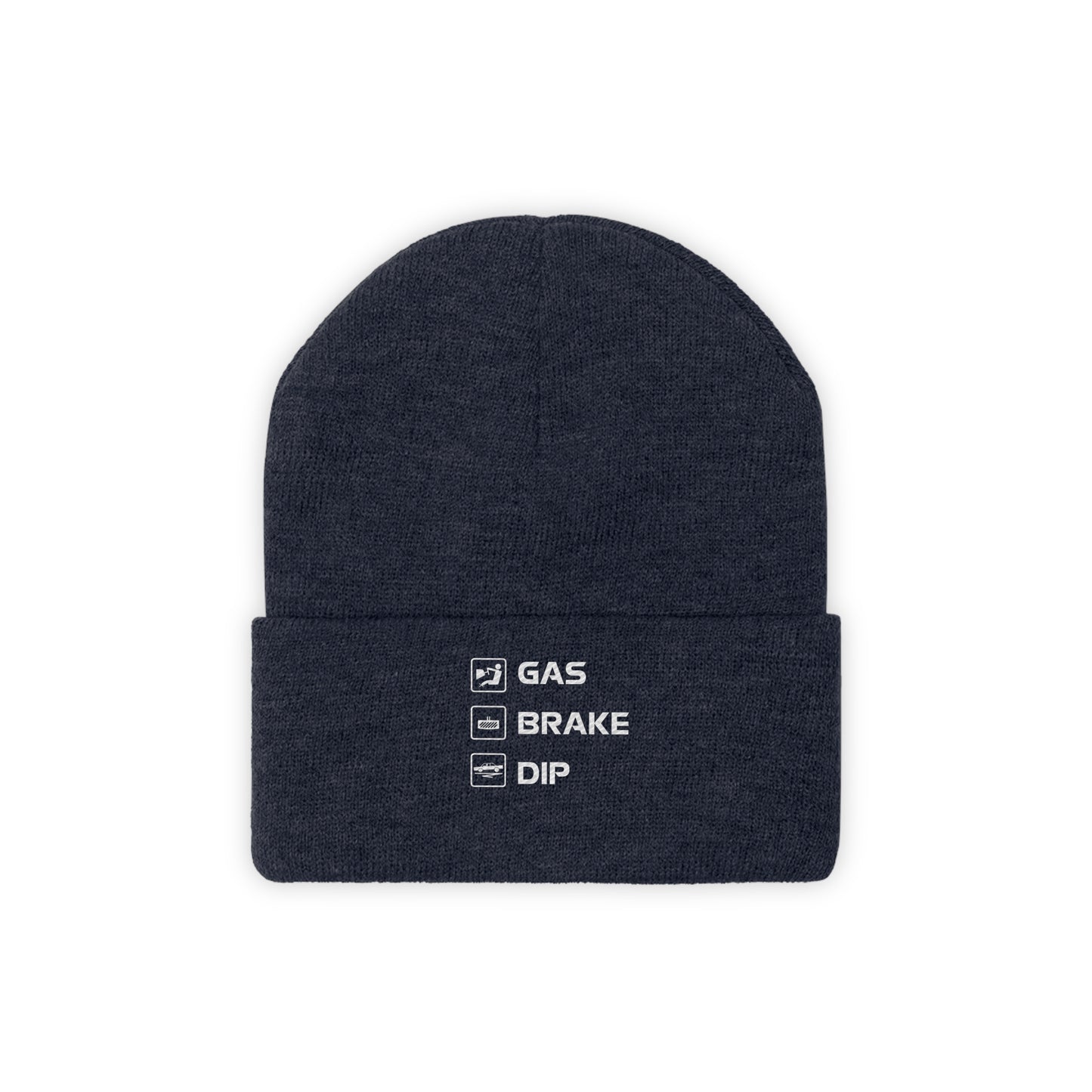 Gas Brake Dip Knit Beanie