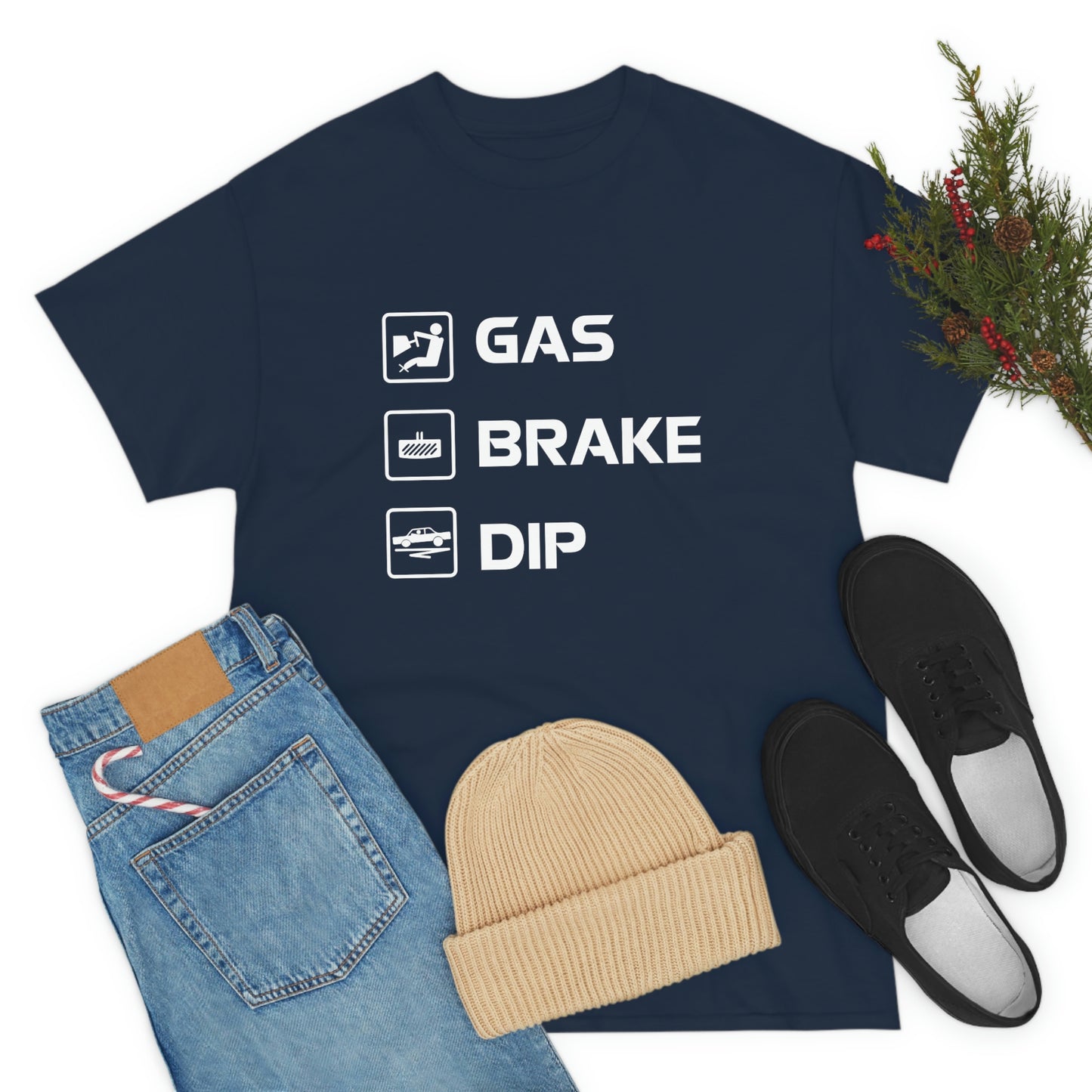 Gas Brake Dip Heavy Cotton Tee
