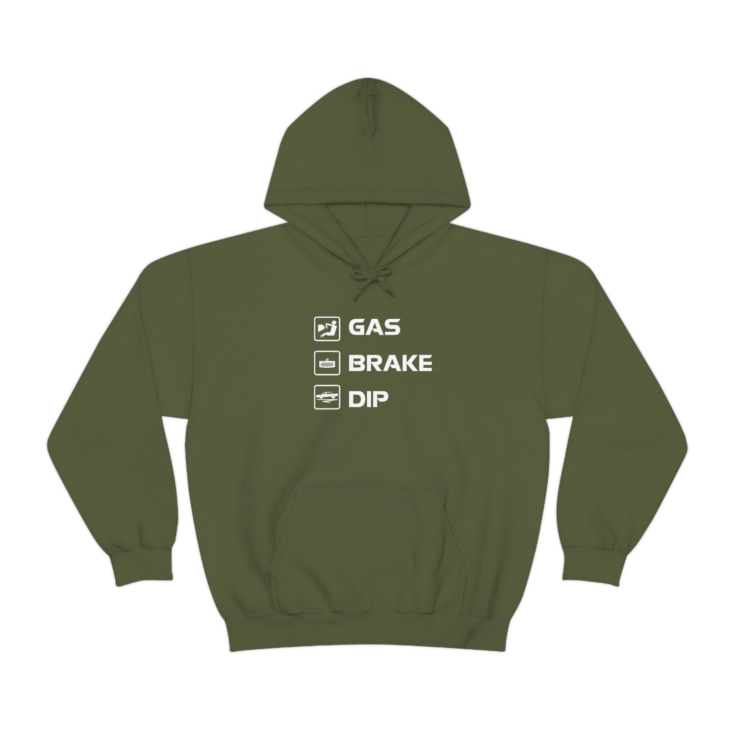 Gas Brake Dip Heavy Blend™ Hooded Sweatshirt