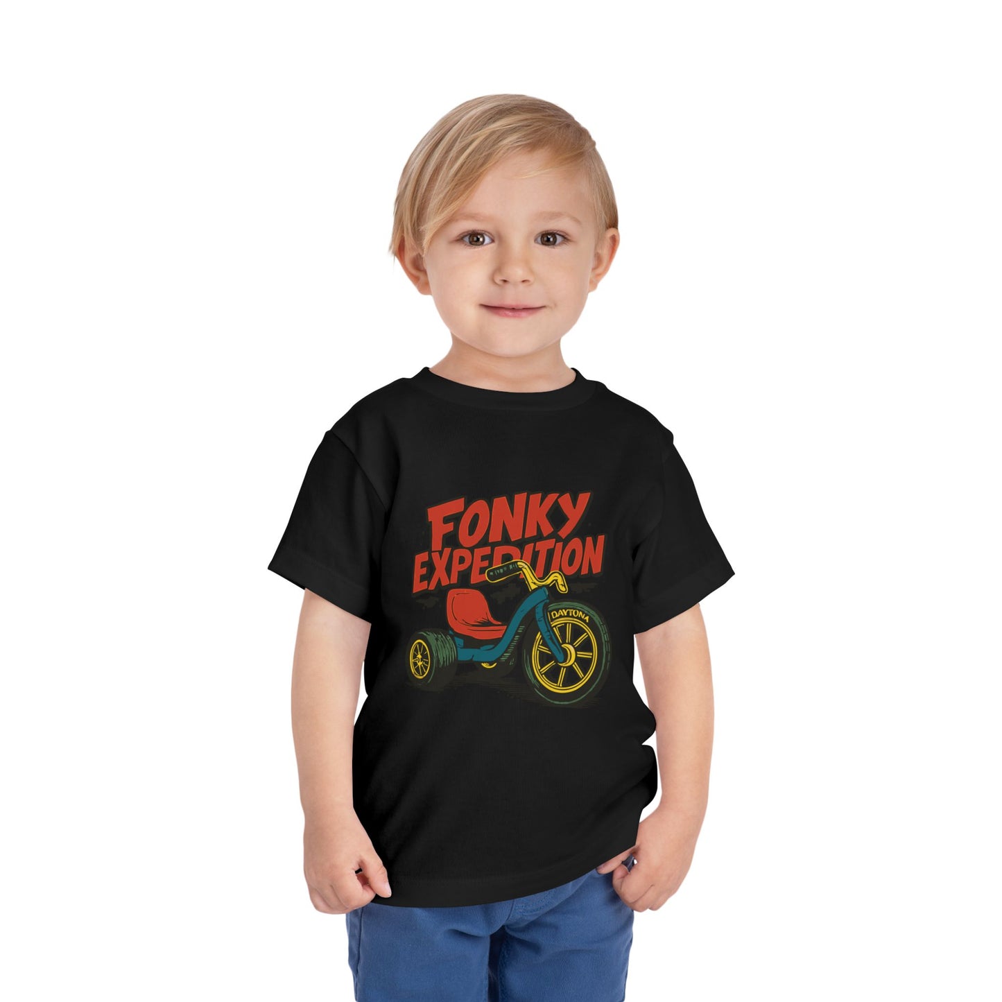 'FONKY EXPEDITION' Design, Kids Graphic T-Shirt for Toddlers