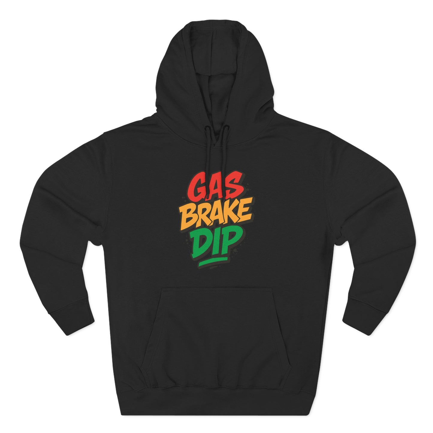 Gas Brake Dip Hoodie, Fleece Hoodie, Casual Wear