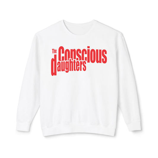 Conscious Daughters Unisex Crewneck Sweatshirt - Casual Comfy Style for Everyday, Perfect for Gifting, Streetwear, and Summer Nights