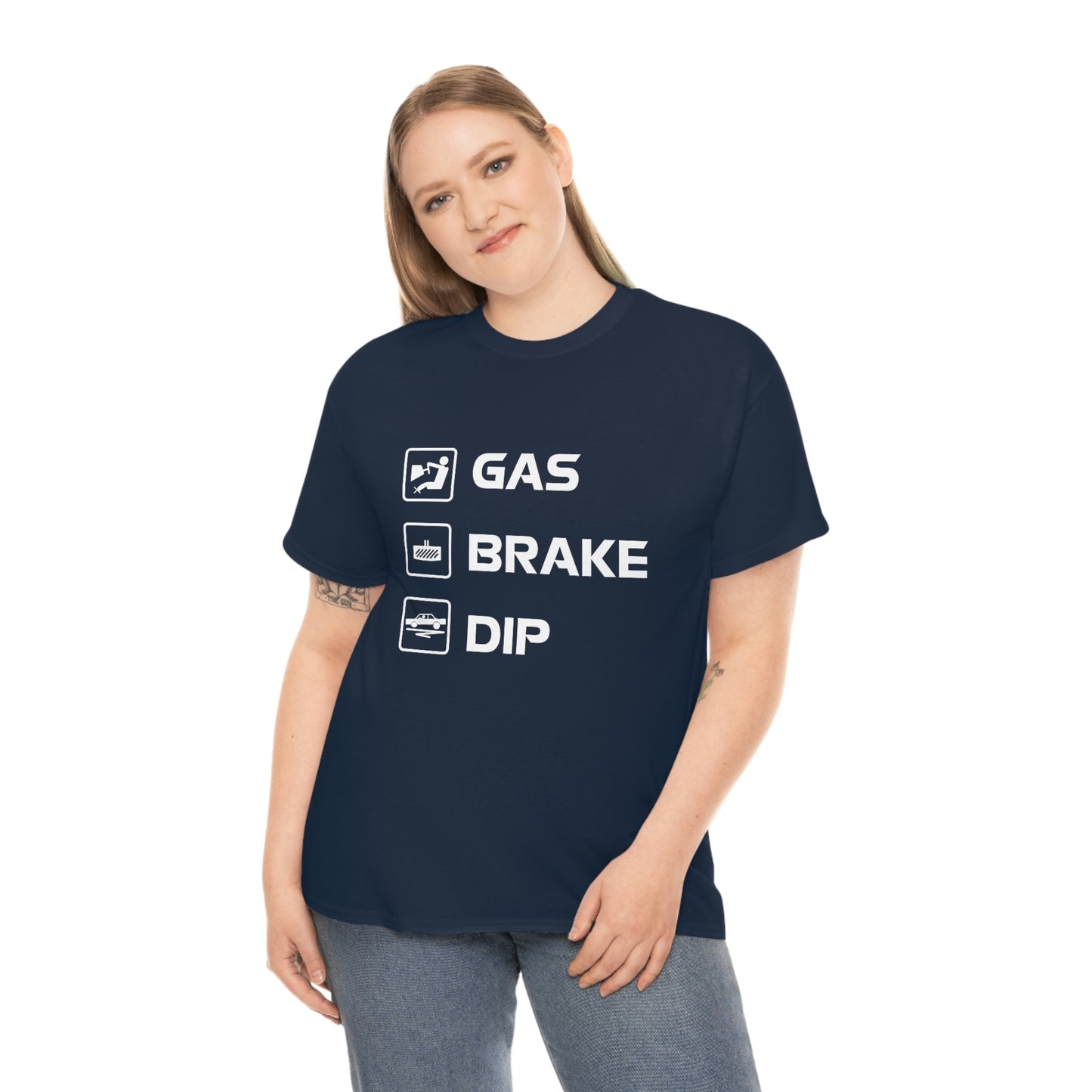 Gas Brake Dip Heavy Cotton Tee