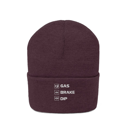 Gas Brake Dip Knit Beanie