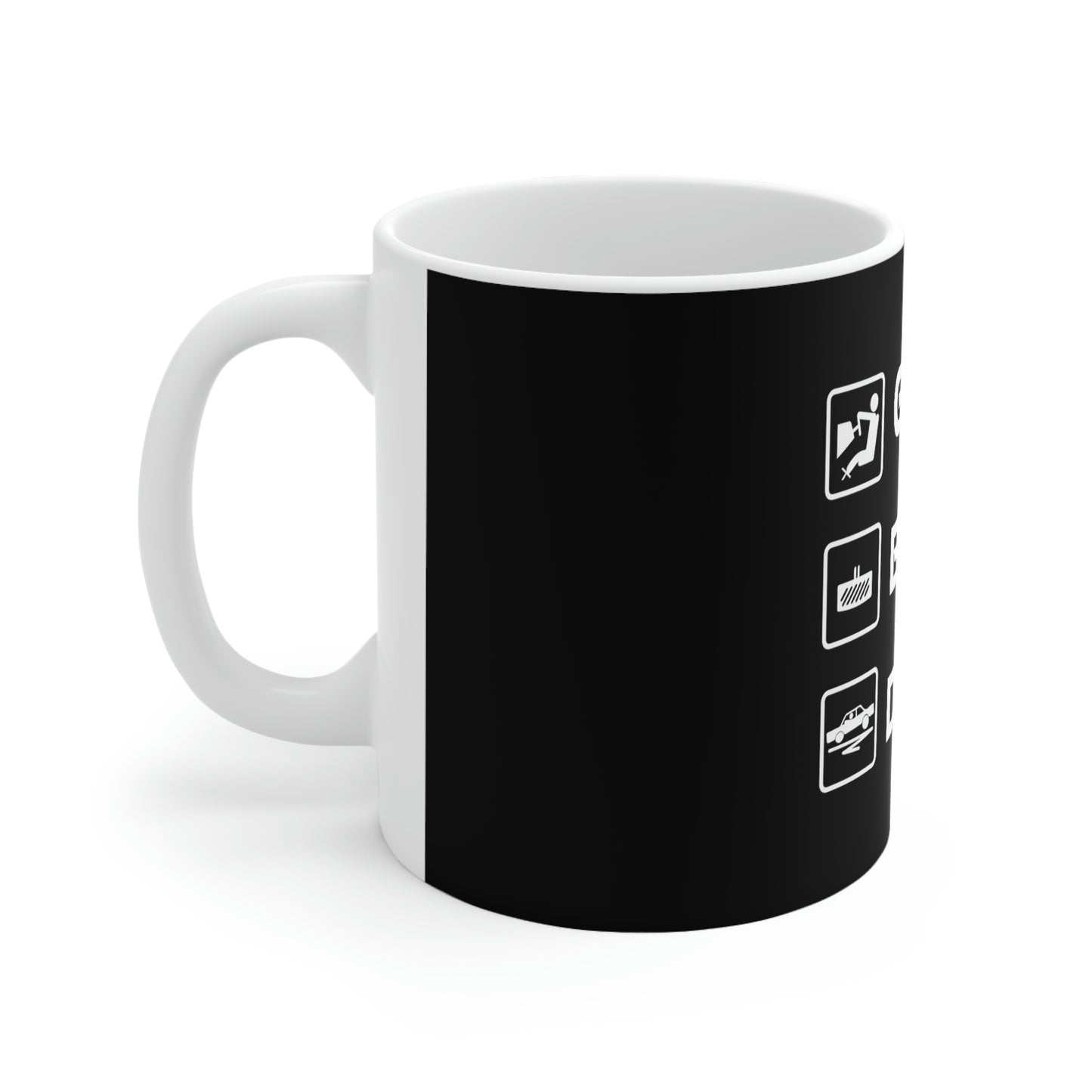 Gas Brake Dip Beverage Mug, 11oz